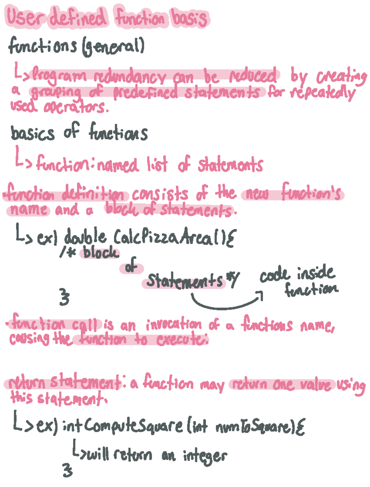 Chapter 6 User-Defined Functions - User defined function basis ...