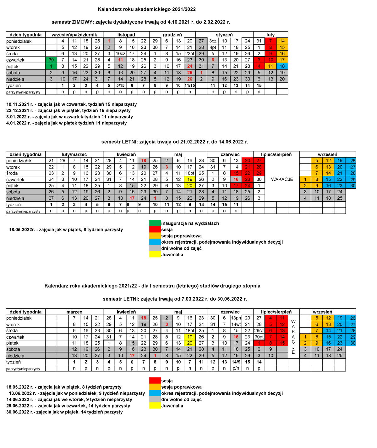 Uw kalendarz 2021/22 4