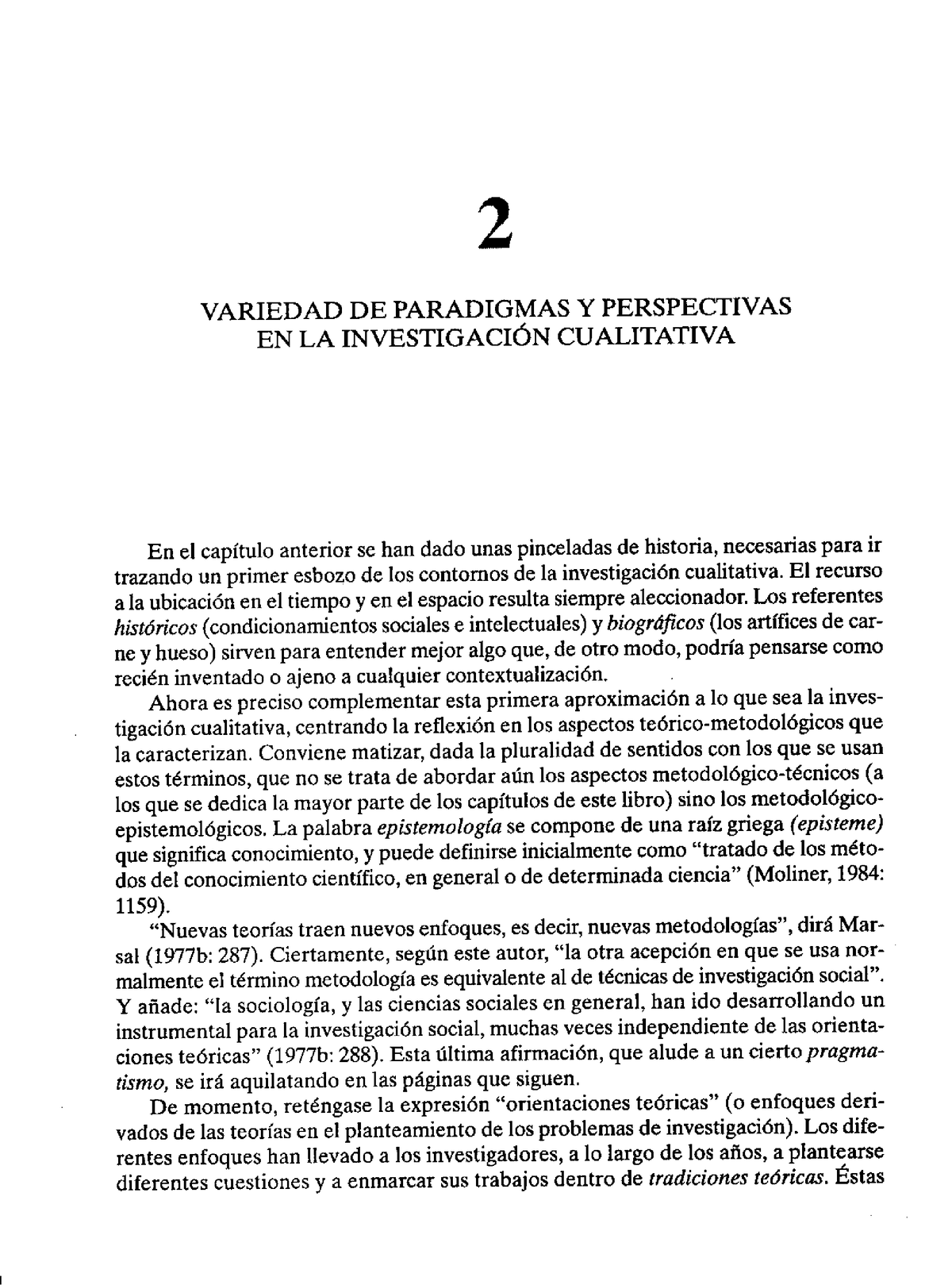 Valles miguel s tecnicas cualitativas de investigacion social reflexion