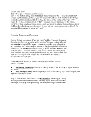 Chapter 3 notes - Dr. Ludwig - Chapter 3 notes Basic Consciousness ...