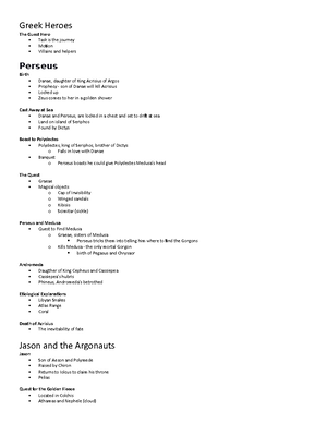 29-Odyssey 2 - These are some notes on Greek and romans - Aucla102 ...