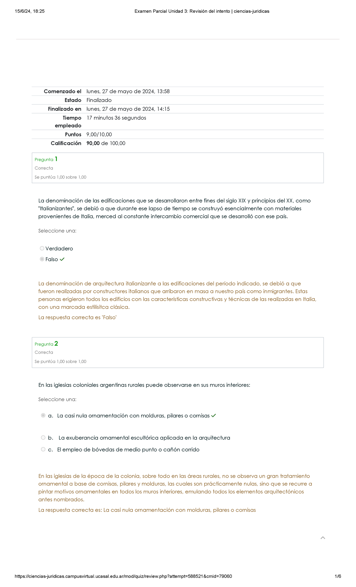 Examen Parcial Unidad 3 - Comenzado el lunes, 27 de mayo de 2024, 13 ...