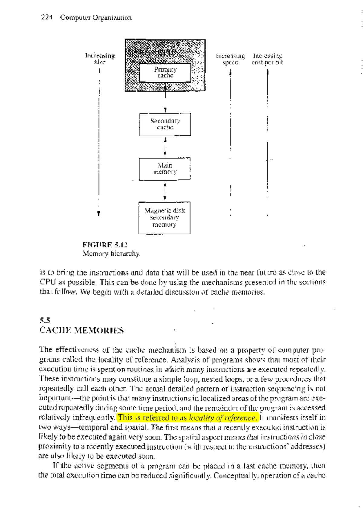 cache-memories-5-224-computer-organization-increasing-size-cache-main