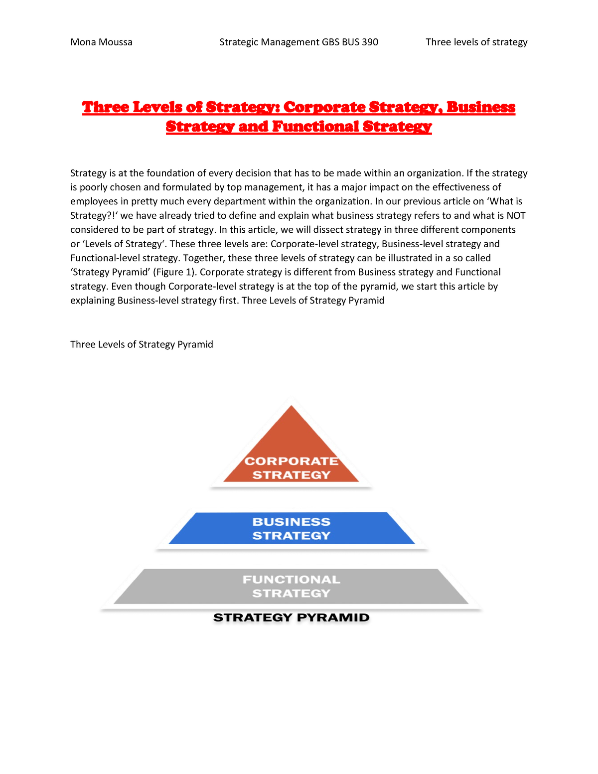 Strategygram: The three monkeys of strategy, Marketing