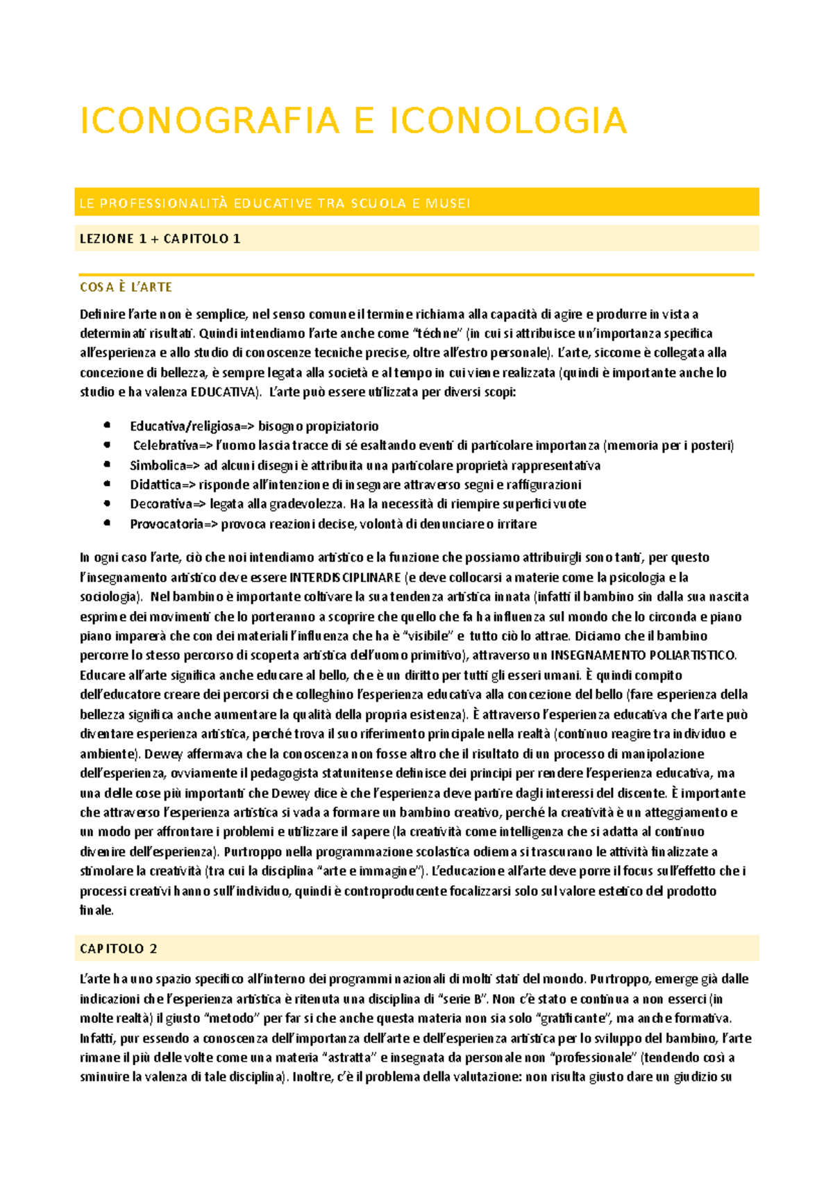 Iconografia e iconologia riassunto - ICONOGRAFIA E ICONOLOGIA LE ...