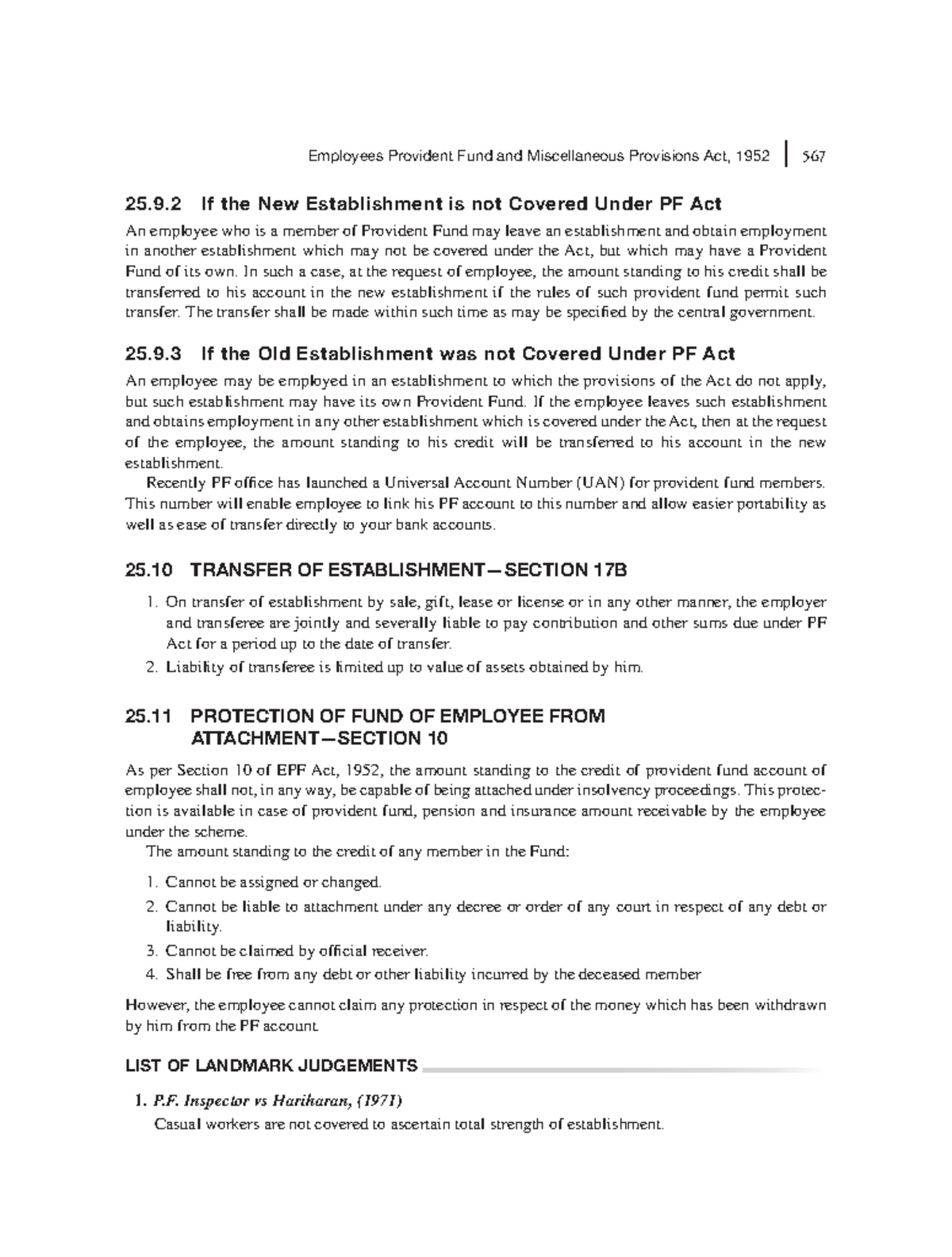 Zlib n/a Employees Provident Fund and Miscellaneous Provisions Act