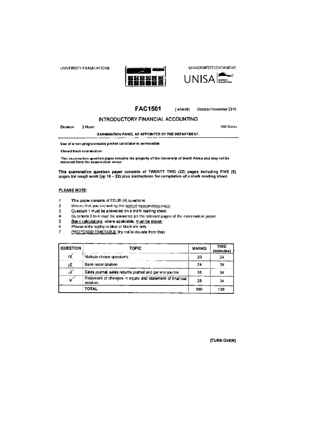Exam November 2018 Questions And Answers Fac1502 Studocu Exam November 2018 Questions And Answers Fac1502 Studocu