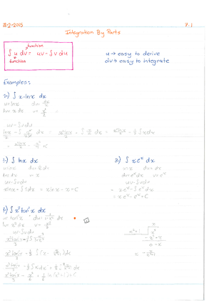 Chapter 10 notes - Calculus - Studocu