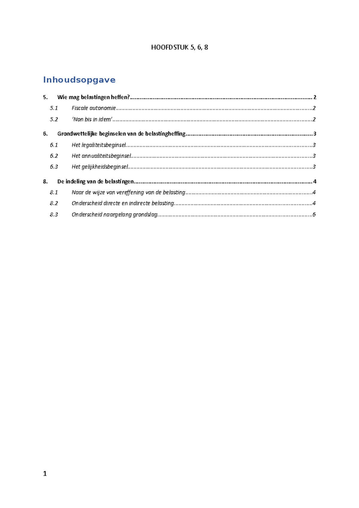 Hoofdstuk 5 6 8 - Inhoudsopgave - HOOFDSTUK 5, 6, 5. Wie Mag ...