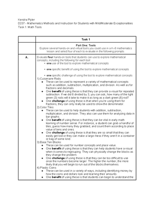 Task 1 Functional Behavior Assessment And Behavioral Improvement Plan ...