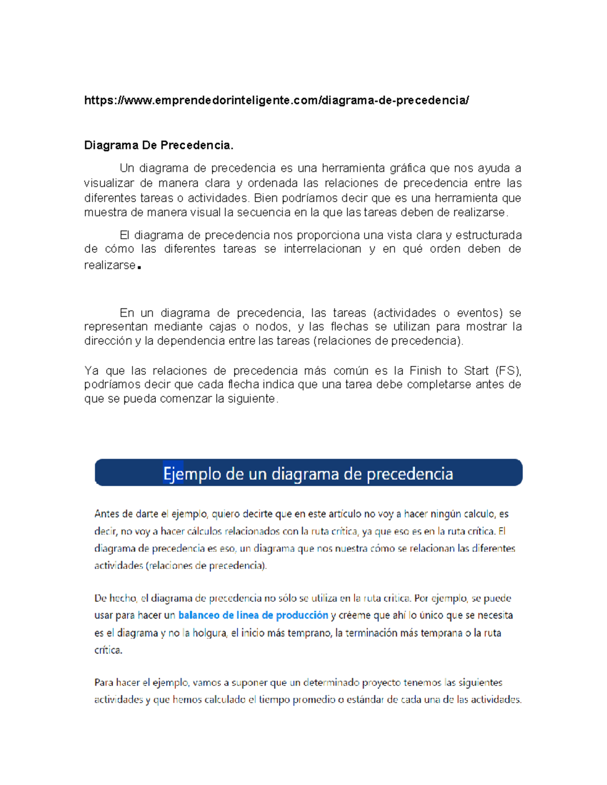 Diagrama De Precedencia - emprendedorinteligente/diagrama-de ...