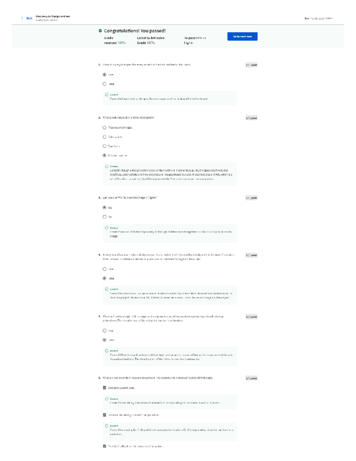 Module quiz: Evaluating interactive design. - web development - Studocu