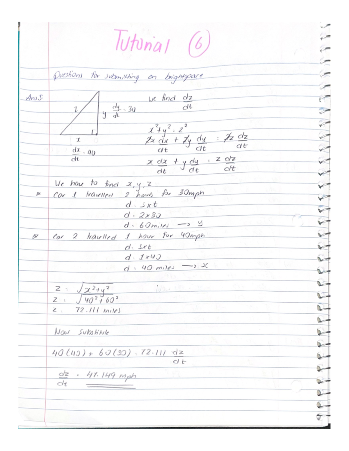 Math 109 Spring 2025