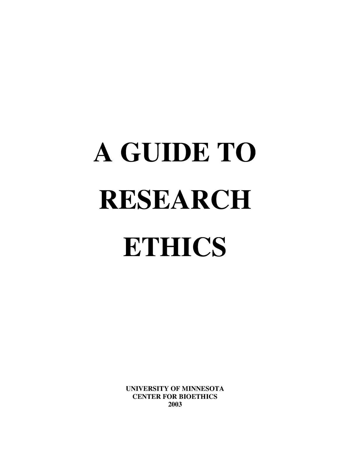 Research Ethics - Open - MNB1501 - Unisa - Studocu