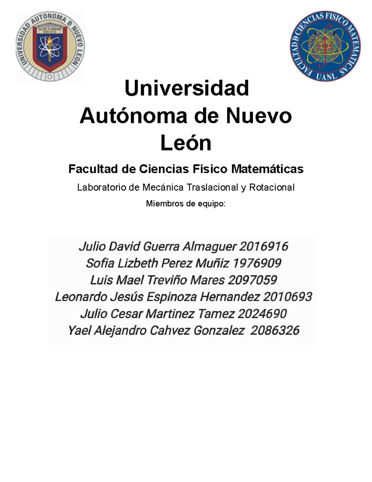Lab Practica 3 - Universidad Autónoma de Nuevo León Facultad de ...