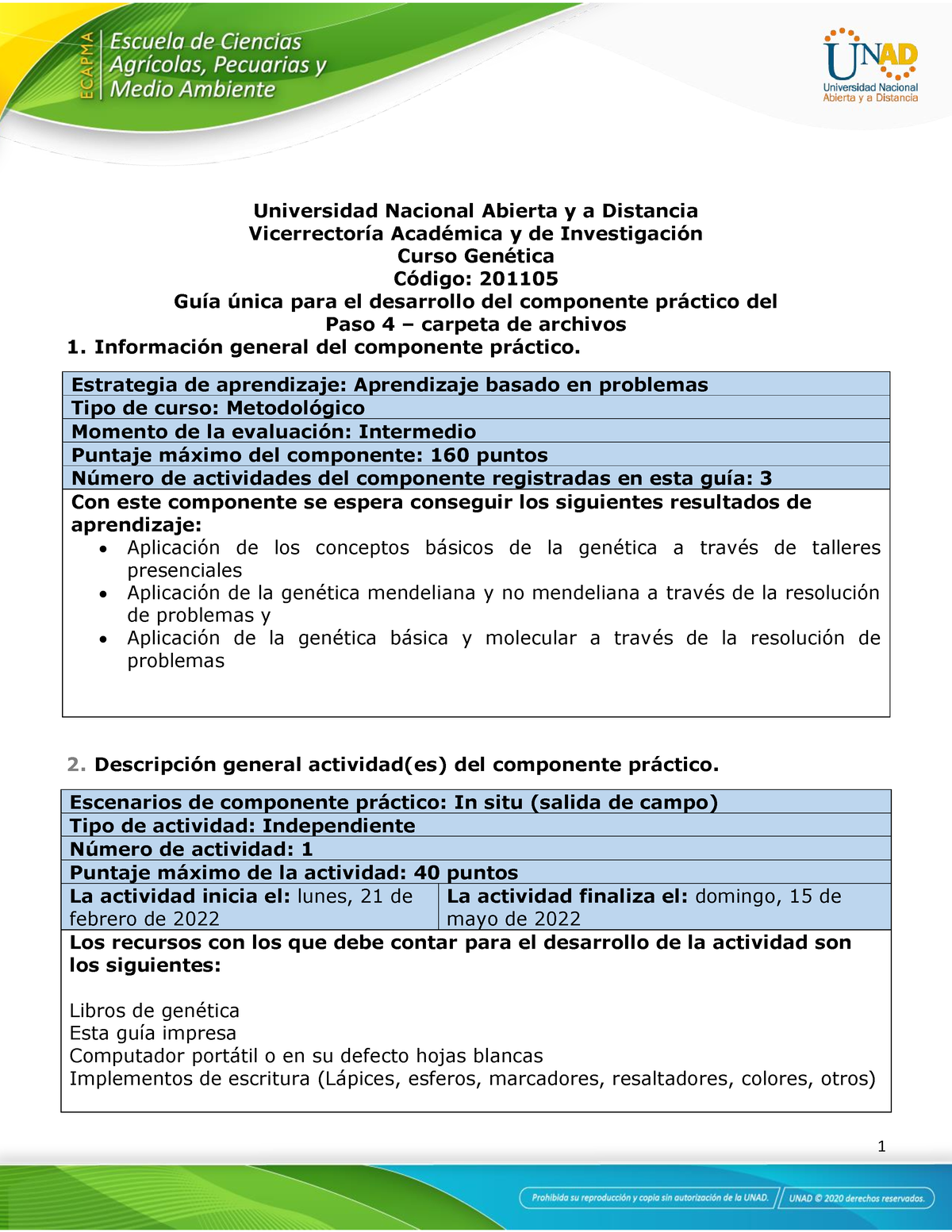 2011 05 Genetica - Curso De Genética - Universidad Nacional Abierta Y A ...