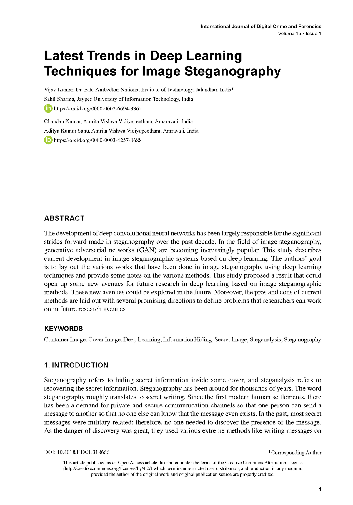 Latest Trends In Deep Learning Techniques For Image Steganography ...