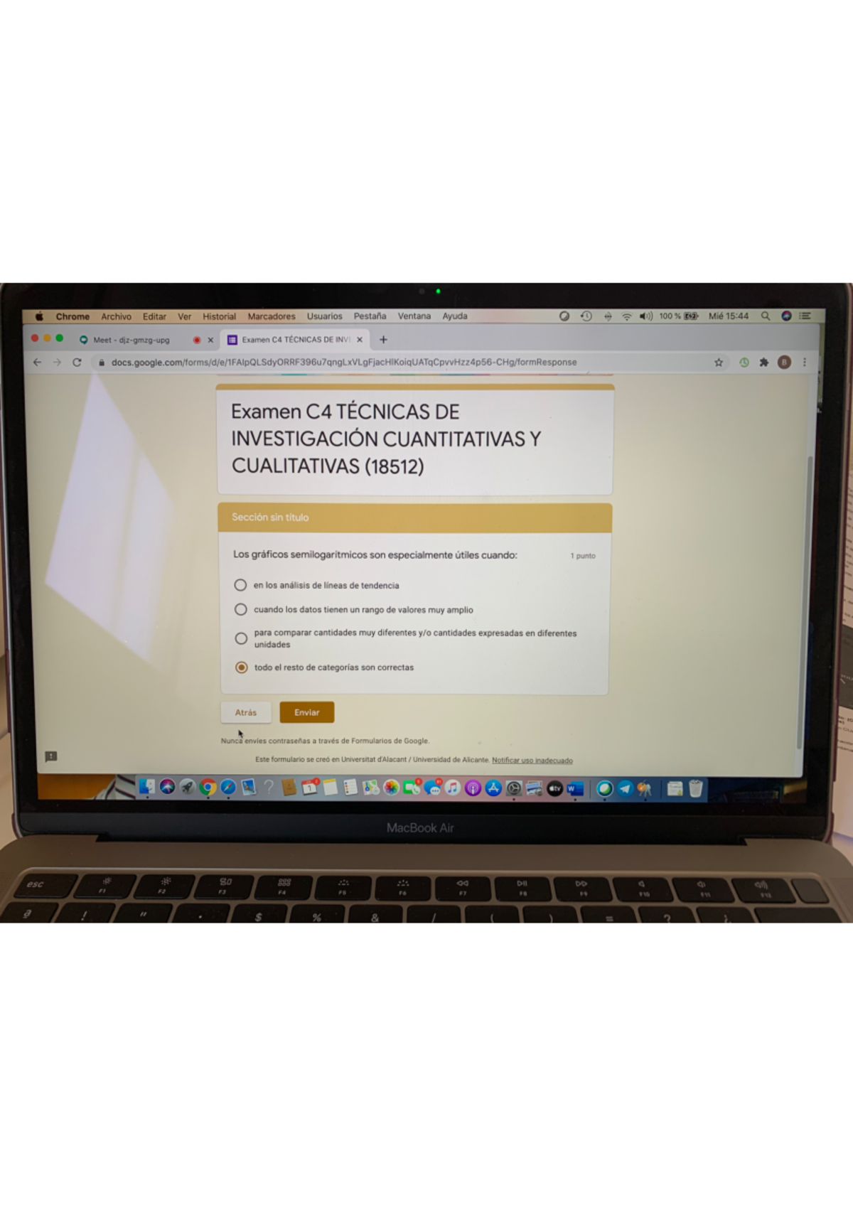 Test recuperación 2020 Técnicas De Investigación