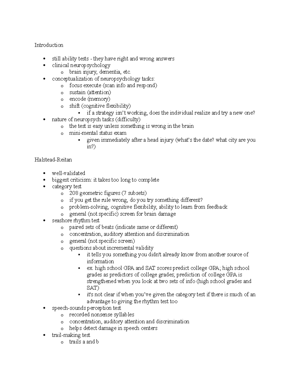 neuropsych-testing-class-notes-introduction-still-ability-tests