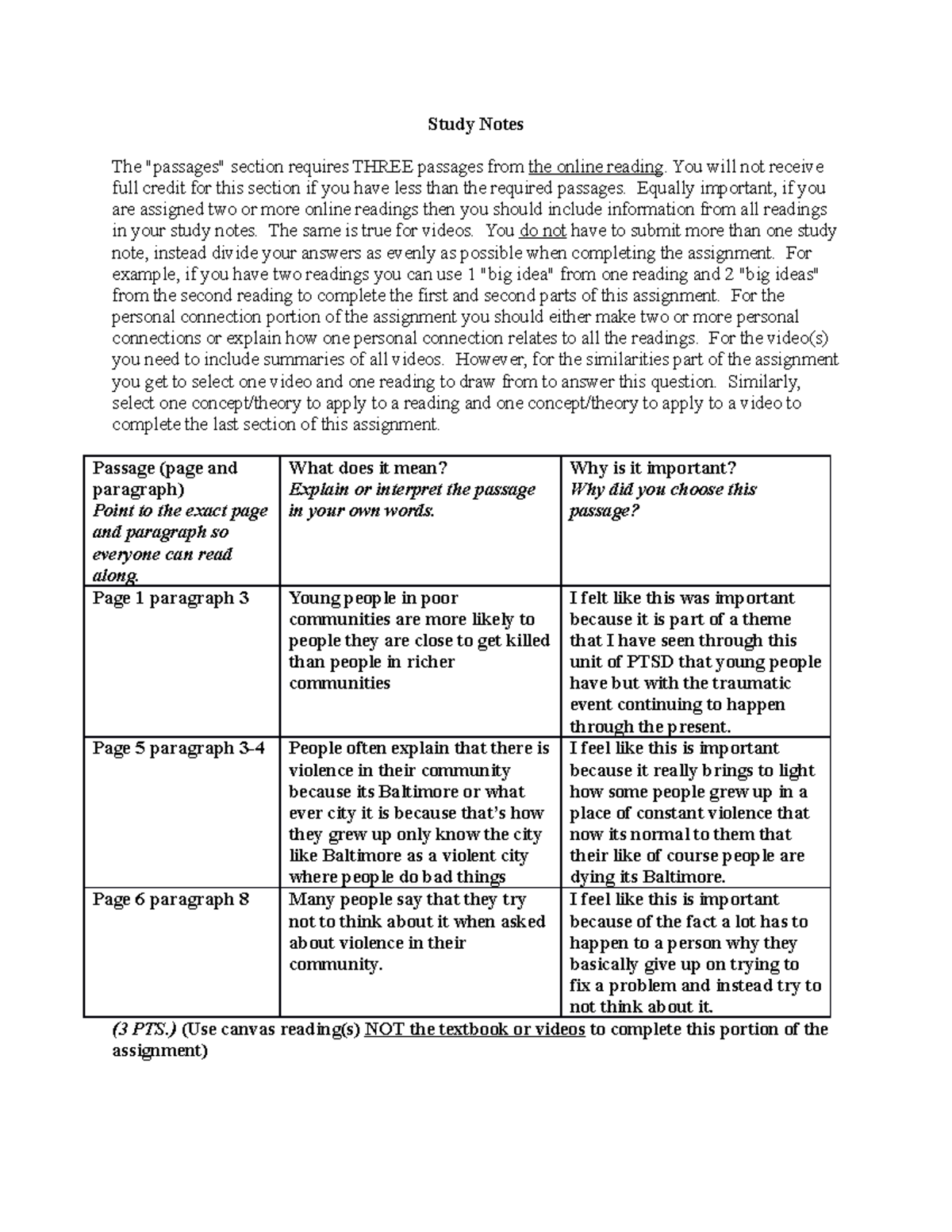 Study notes 2 - Teacher: Darryl Brice - Study Notes The 