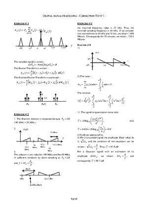 TD2 TFD correction - TD2 - Signal DIGITAL SIGNAL PROCESSING ...