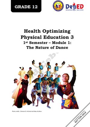 2 Q1 HOPE 3 - Module 2 Quarter 1 Health Optimizing Physical Education ...