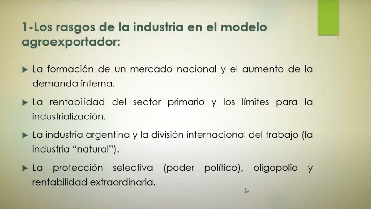 14-7 Desaceleracion Del Modelo Agroexportador - Historia Política - Studocu