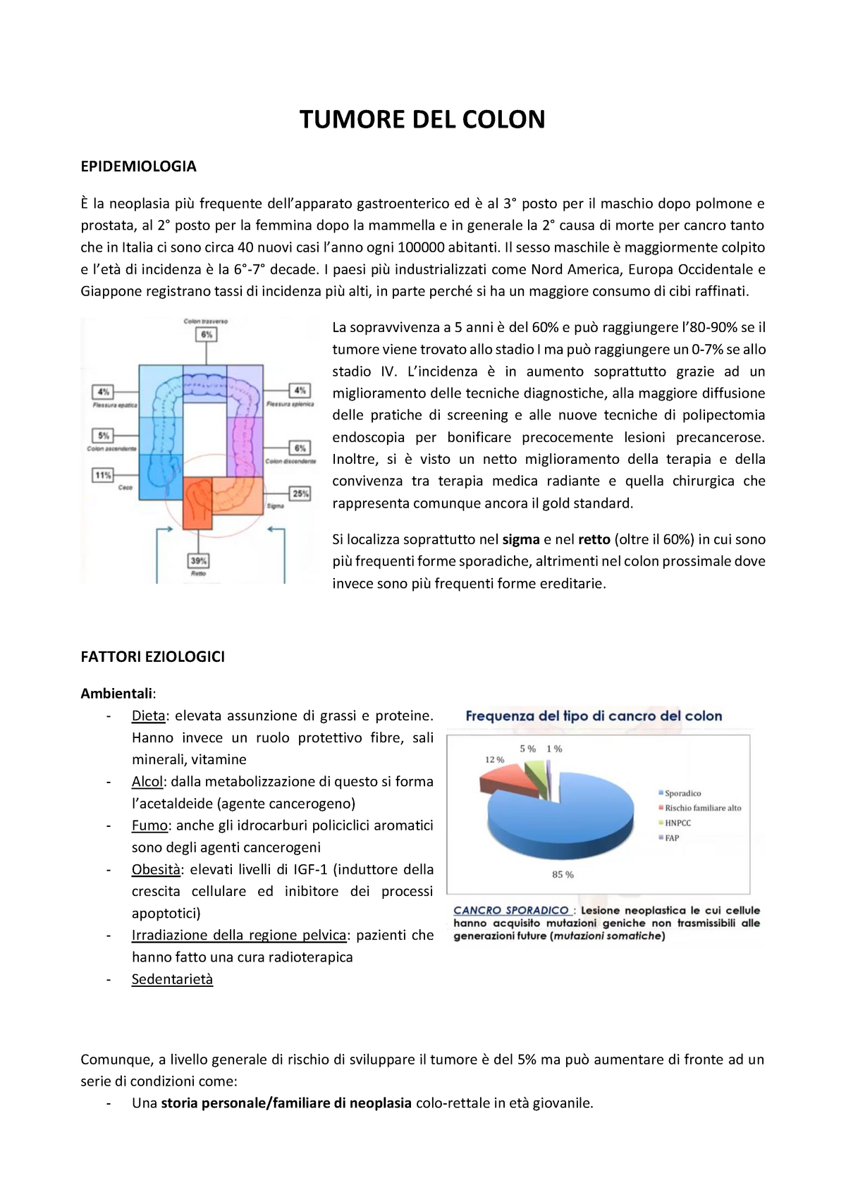 Tumori Del Colon E Del Retto Con Trattamenti Chirurgici - TUMORE DEL ...