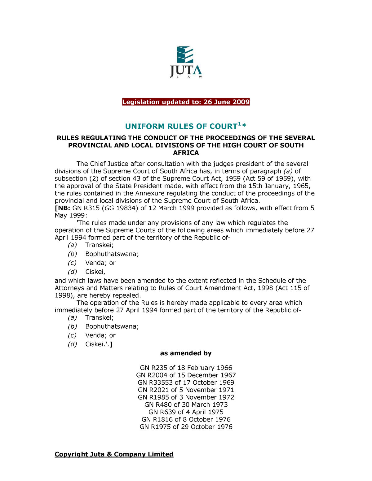 uniform-rules-of-the-court-legislation-updated-to-26-june-2009