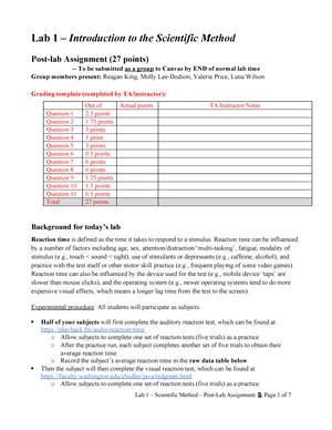 CHEM 3321 Prelab Experiment 10 - Experiment 10: Stereochemistry Of ...