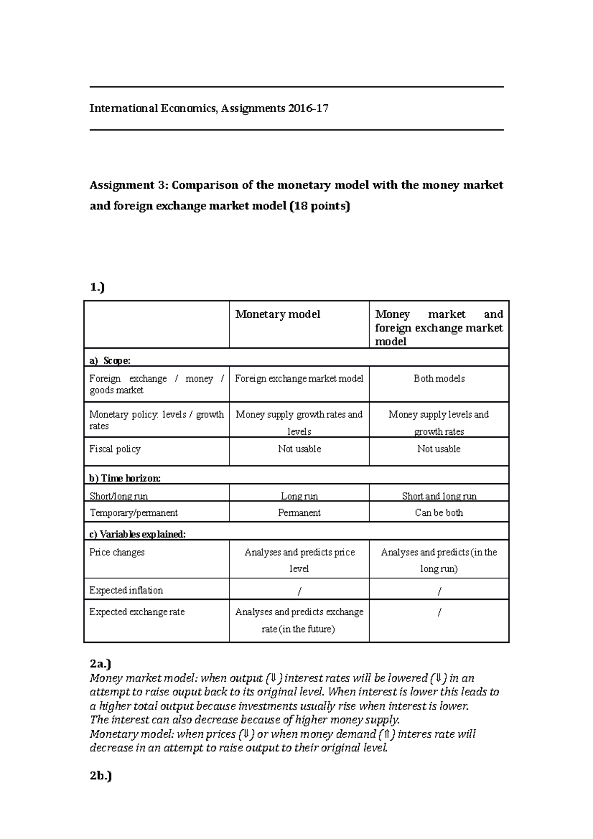 international economics assignment pdf