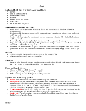 Public health notes - Week One Chapter 1 Objectives Functions of PH ...
