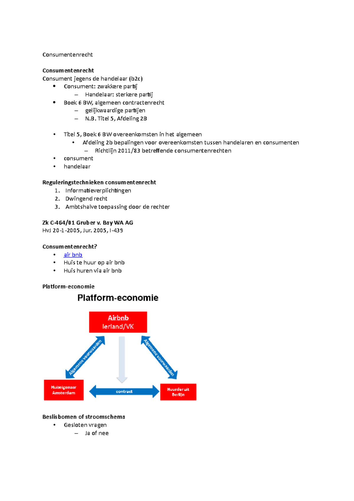 Consumentenrecht Hc Week 1 - Consumentenrecht Consumentenrecht ...