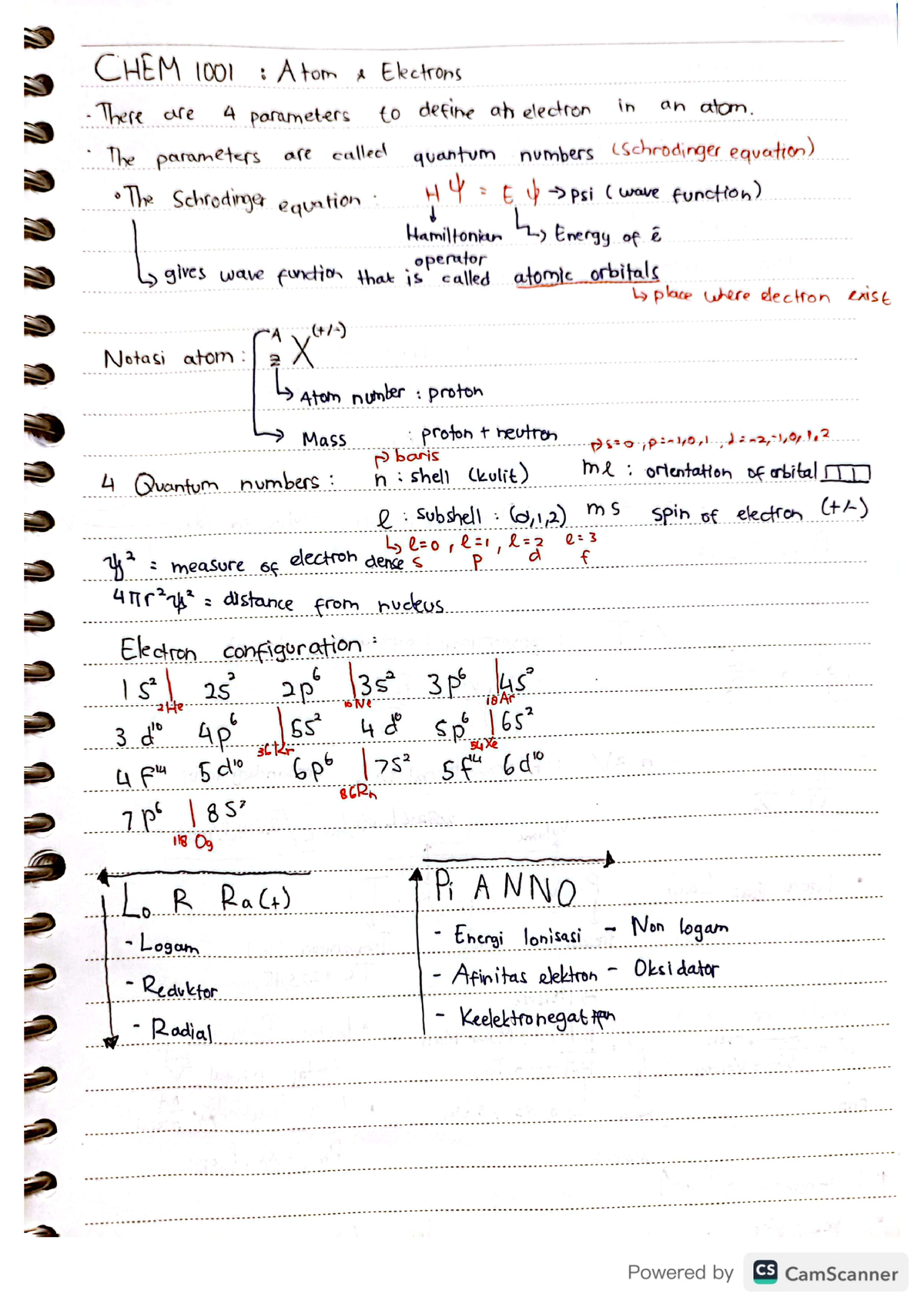 Chem1001-atom Electrons - CHEM1001 - UWA - Studocu