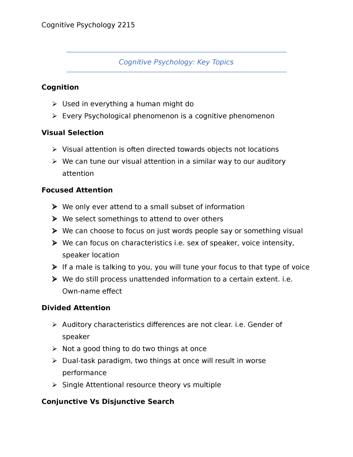 cognitive psychology research proposal topics