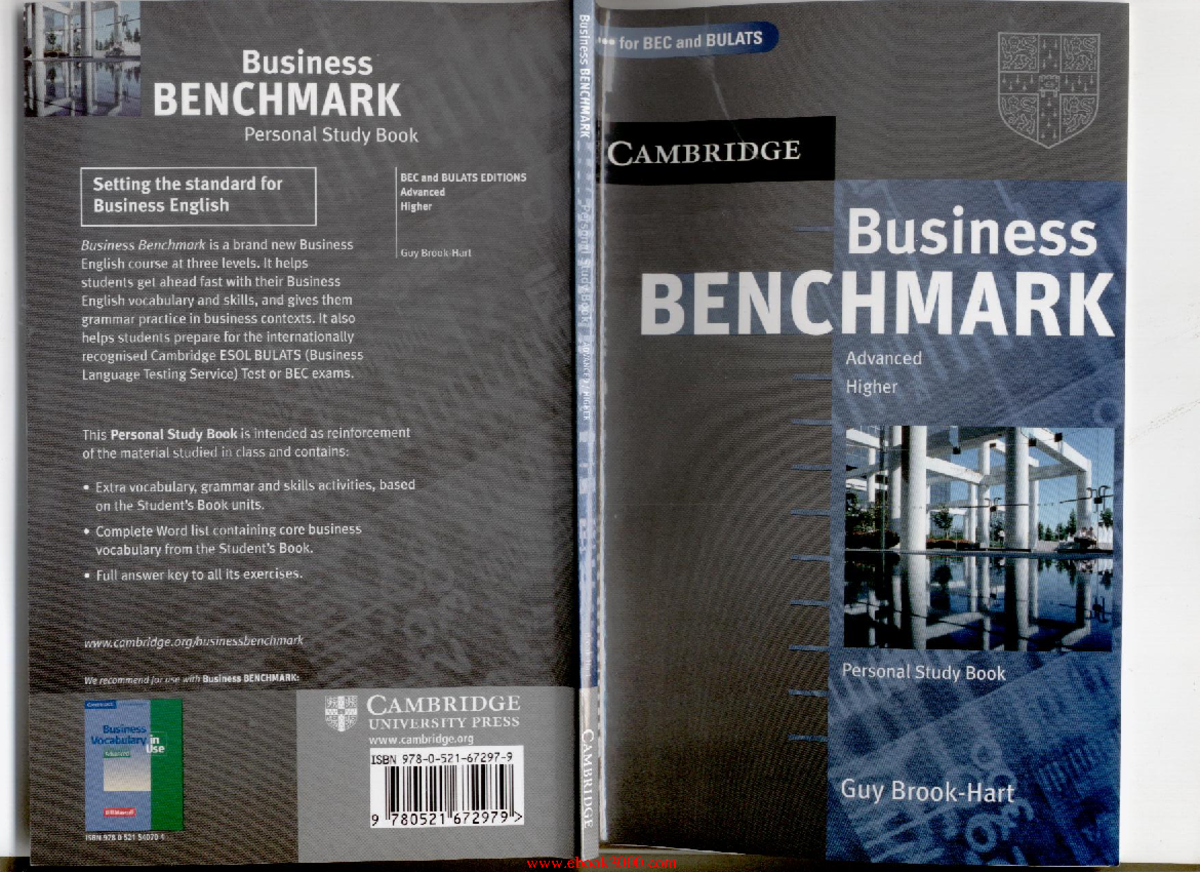 Business Benchmark Advanced Personal Study Book For BEC And Bulats ...