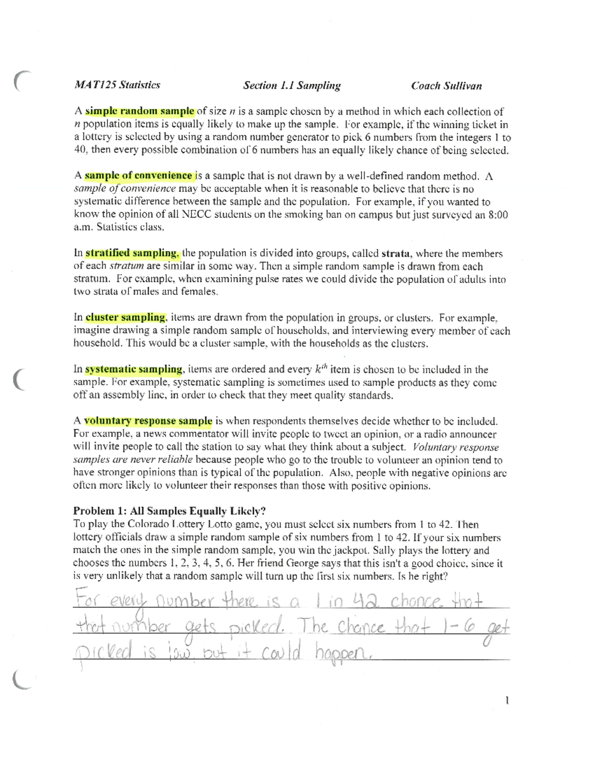 MAT125 Supplement Chapter 1 - MAT125 - Studocu