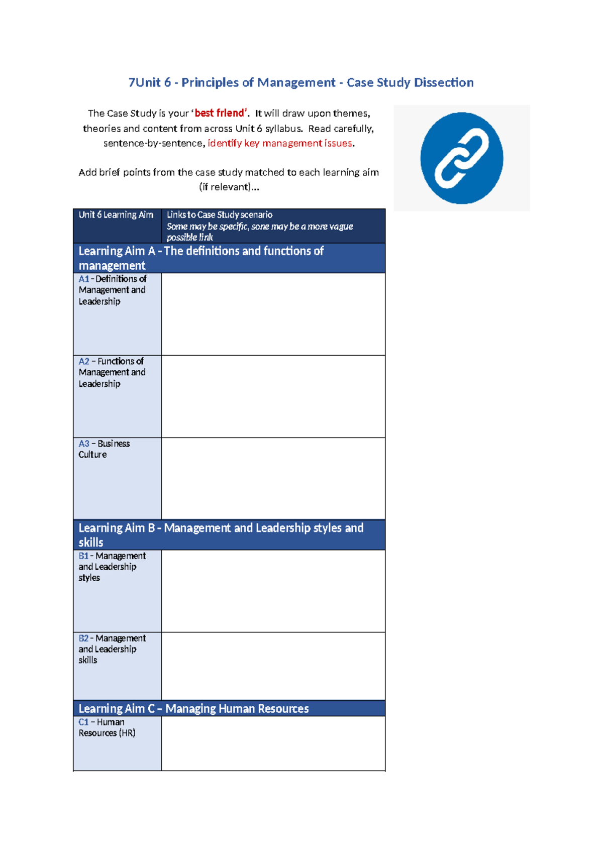 unit 6 case study