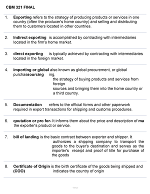 CBM321 Final EXAM Reviewer - Monetary Policy - This When The Government ...