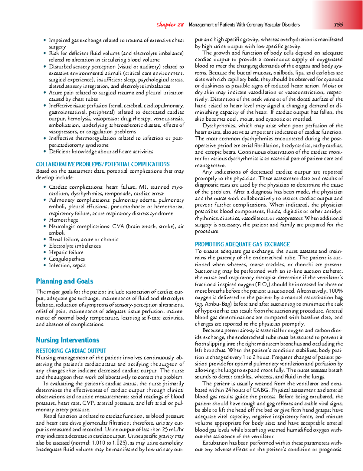 Textbook of medical surgical nursing-78 - Impaired gas exchange related ...