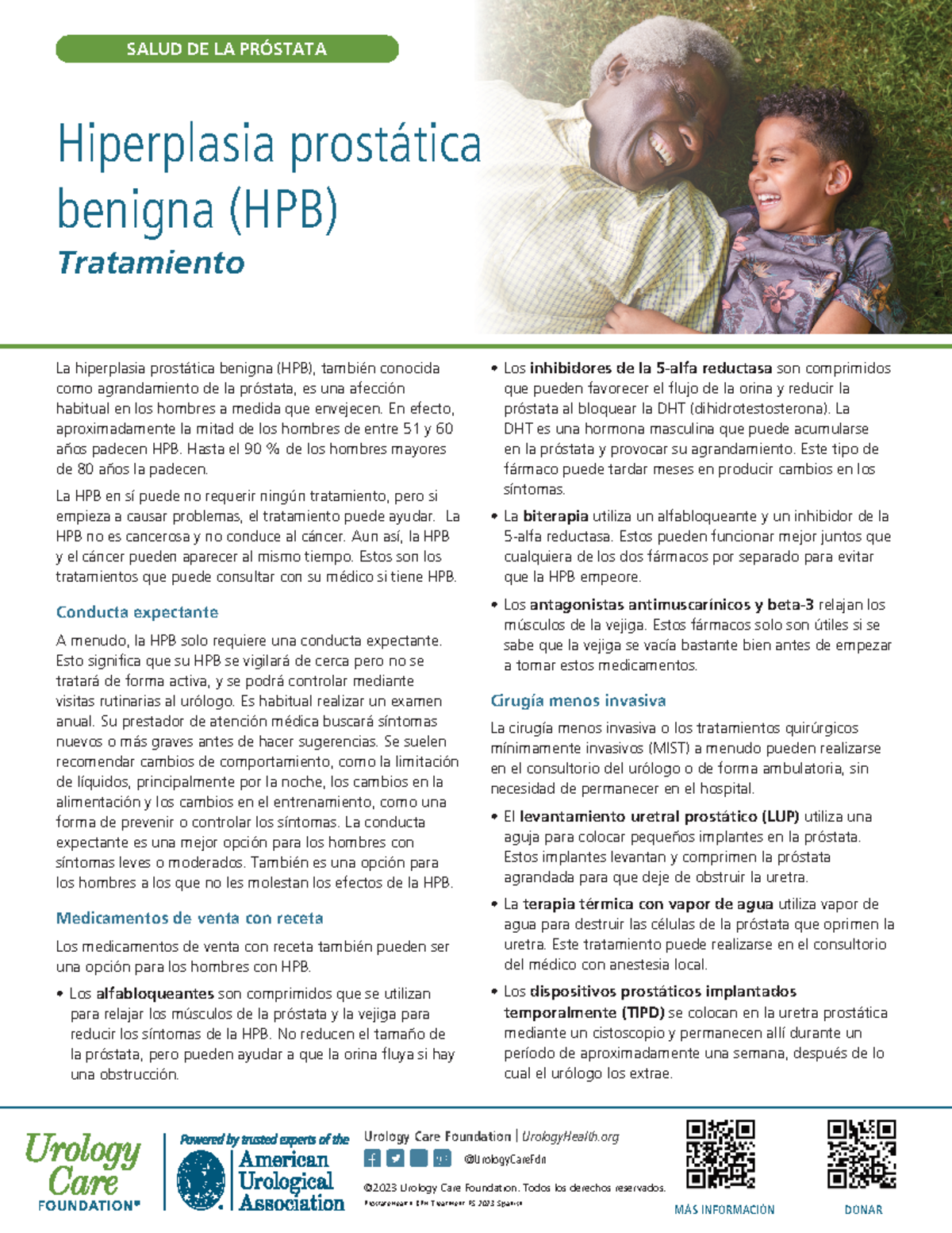 Prostate Health BPH Treatment FS 2023 Spanish - La hiperplasia ...