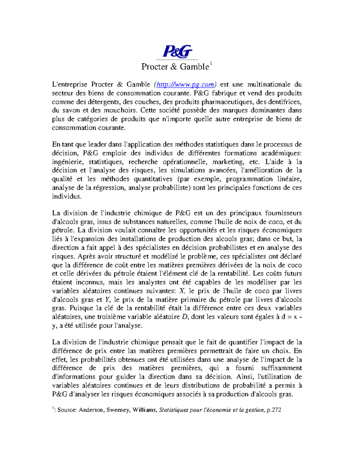 procter-gamble-statistique-appliqu-procter-gamble-1-l-entreprise