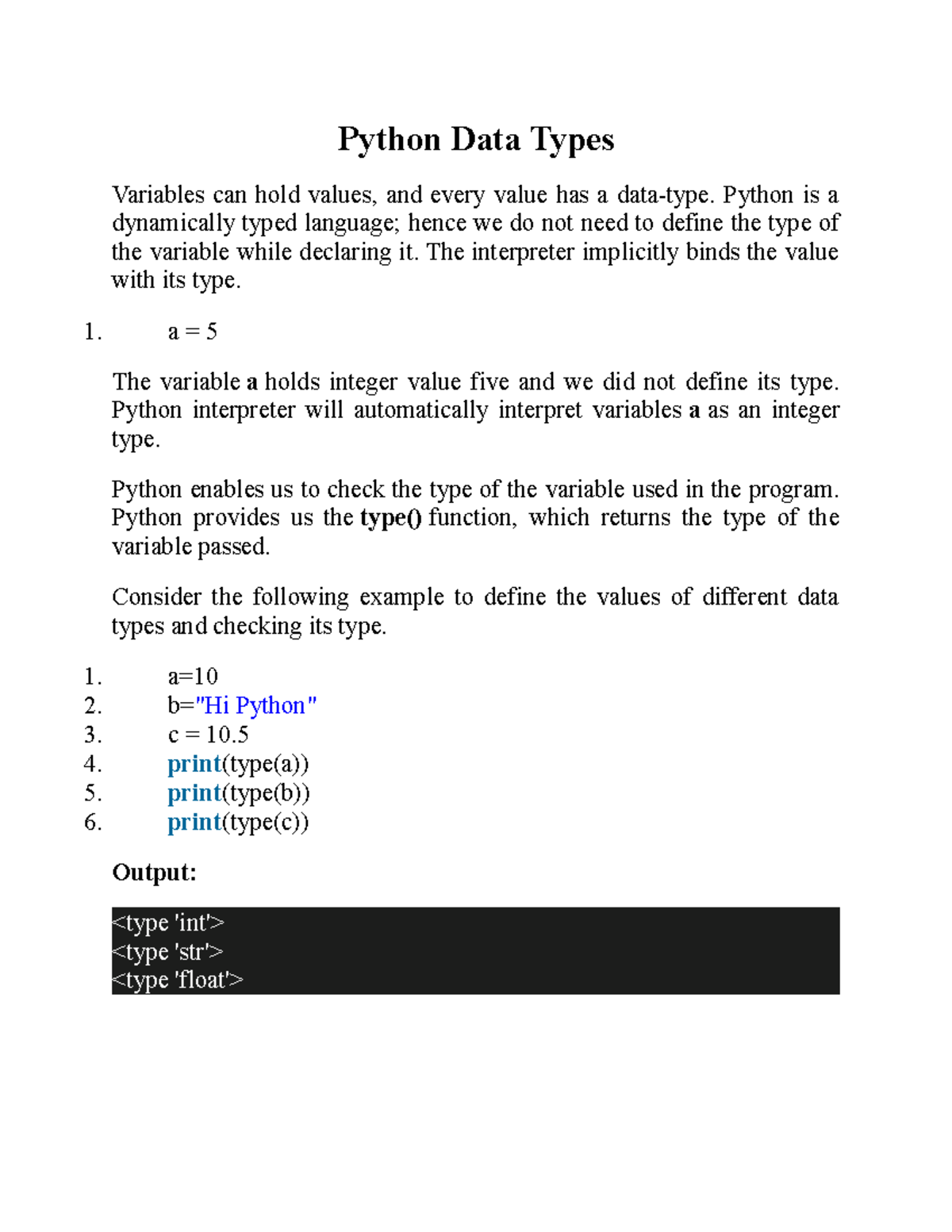 Python Data Types - Python Data Types Variables can hold values, and ...