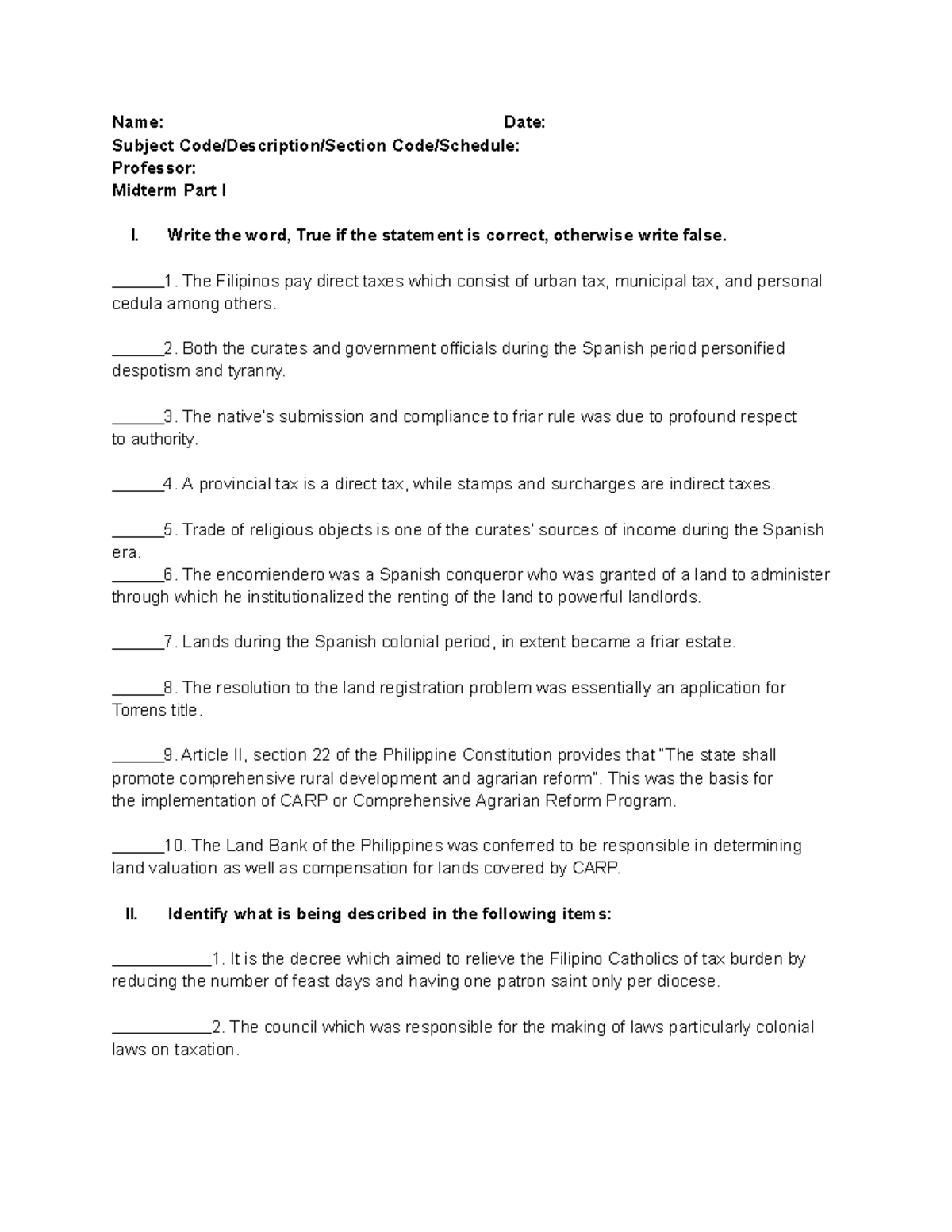 Midterms2022converted READING IN PHILIPPINE HISTORY ABOUT THE