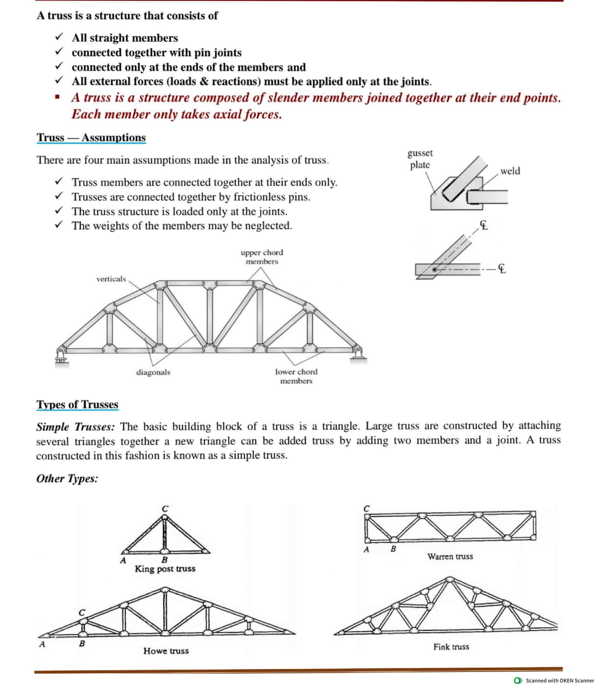 Methods of Solving Truss - Structural Design - Studocu