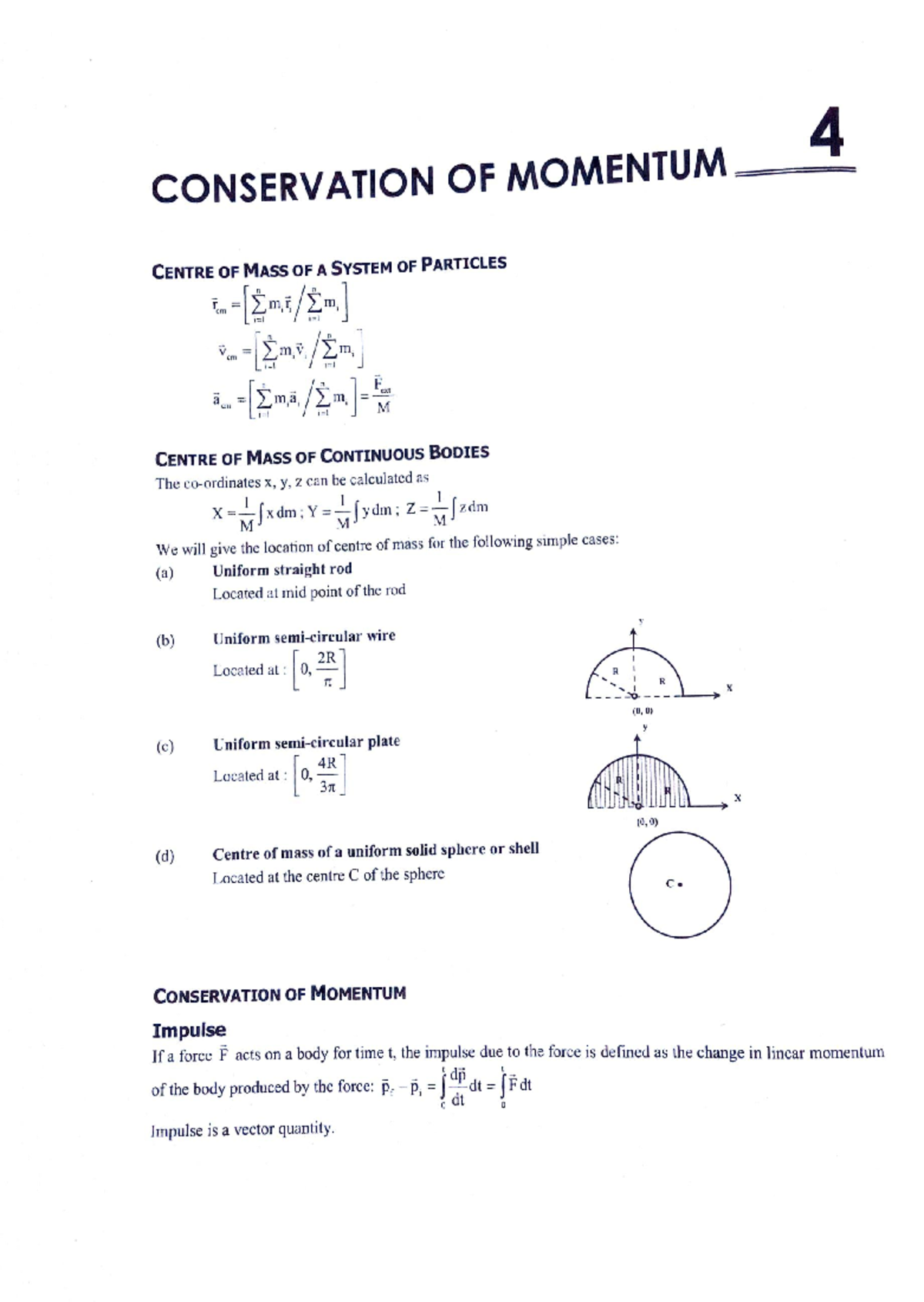 4. Conservation Of Momentum - Physics - Studocu