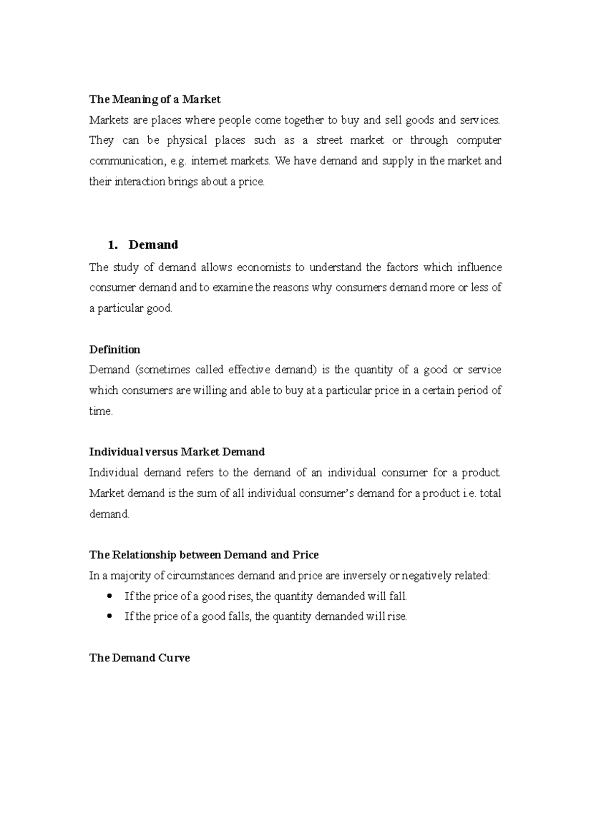 the-market-mechanism-the-meaning-of-a-market-markets-are-places-where