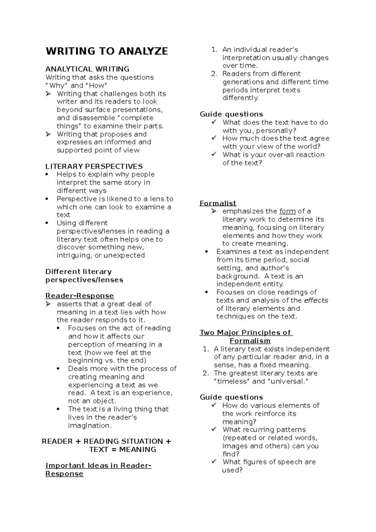 writing-to-analyze-lecture-notes-1-writing-to-analyze-analytical