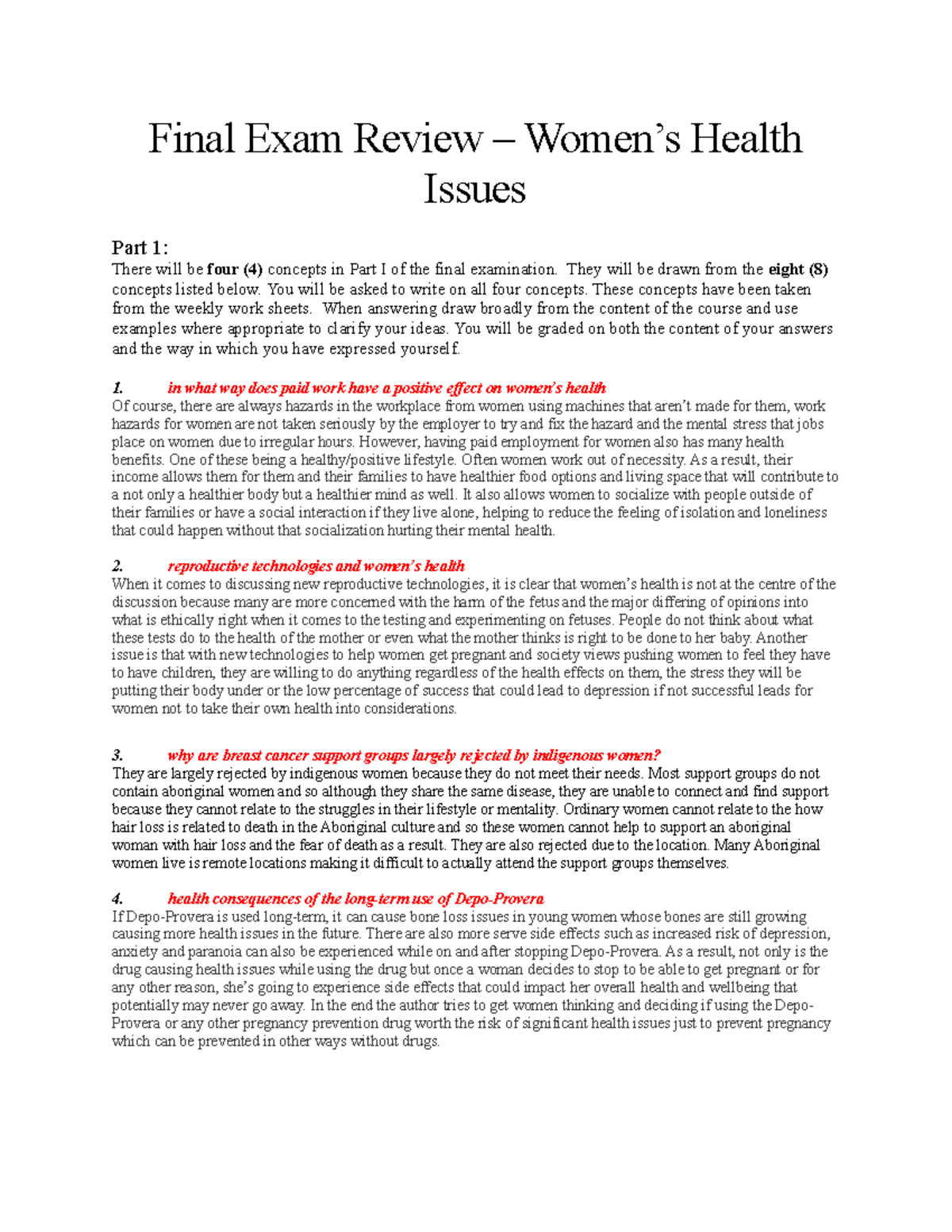 final-exam-review-questions-and-answers-final-exam-review-women-s-health-issues-part-1