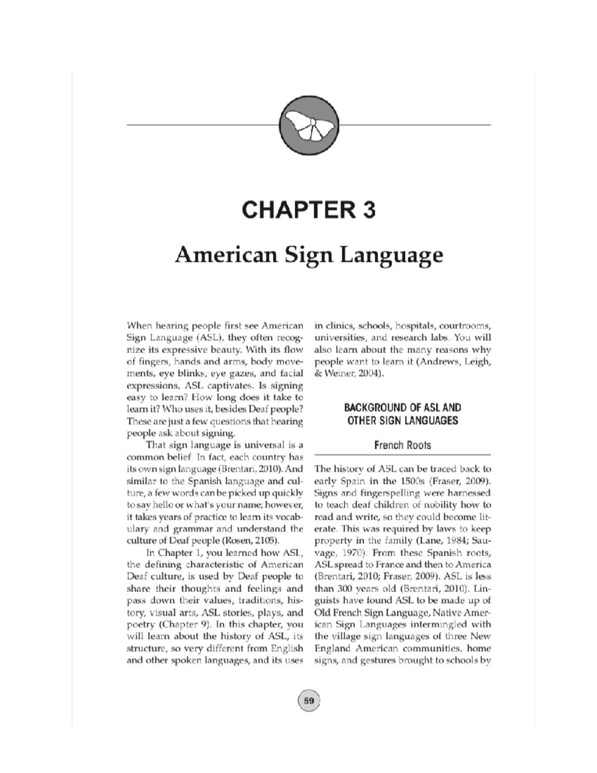 deaf culture chapter 3 - ASL 101 - Studocu